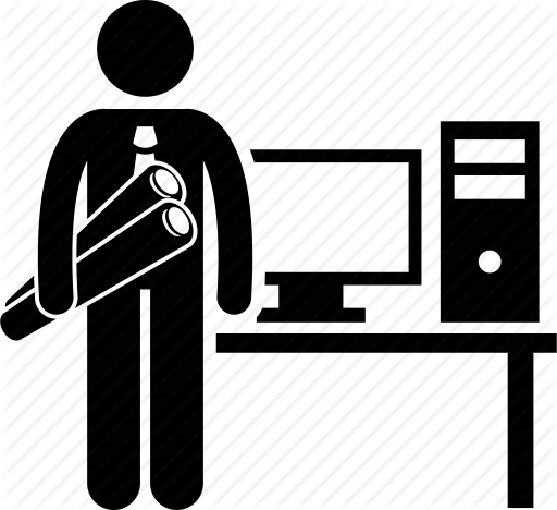 512x468 Architect, Blue Print, Computer, Engineer, Occupation, Planner
