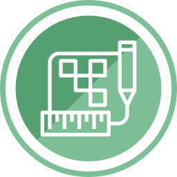 256x256 Architecture Icon Of Line Style