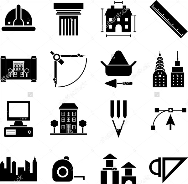 600x588 Architecture Icons