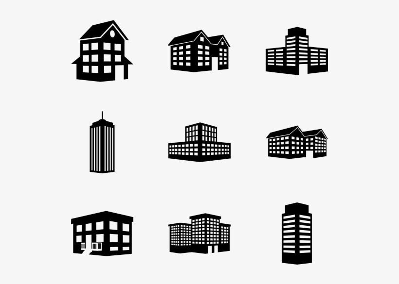 820x585 Buildings Icons