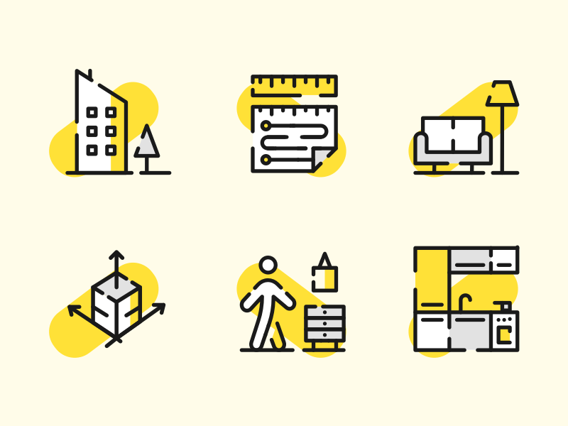800x600 Architecture Icons Sketch Freebie