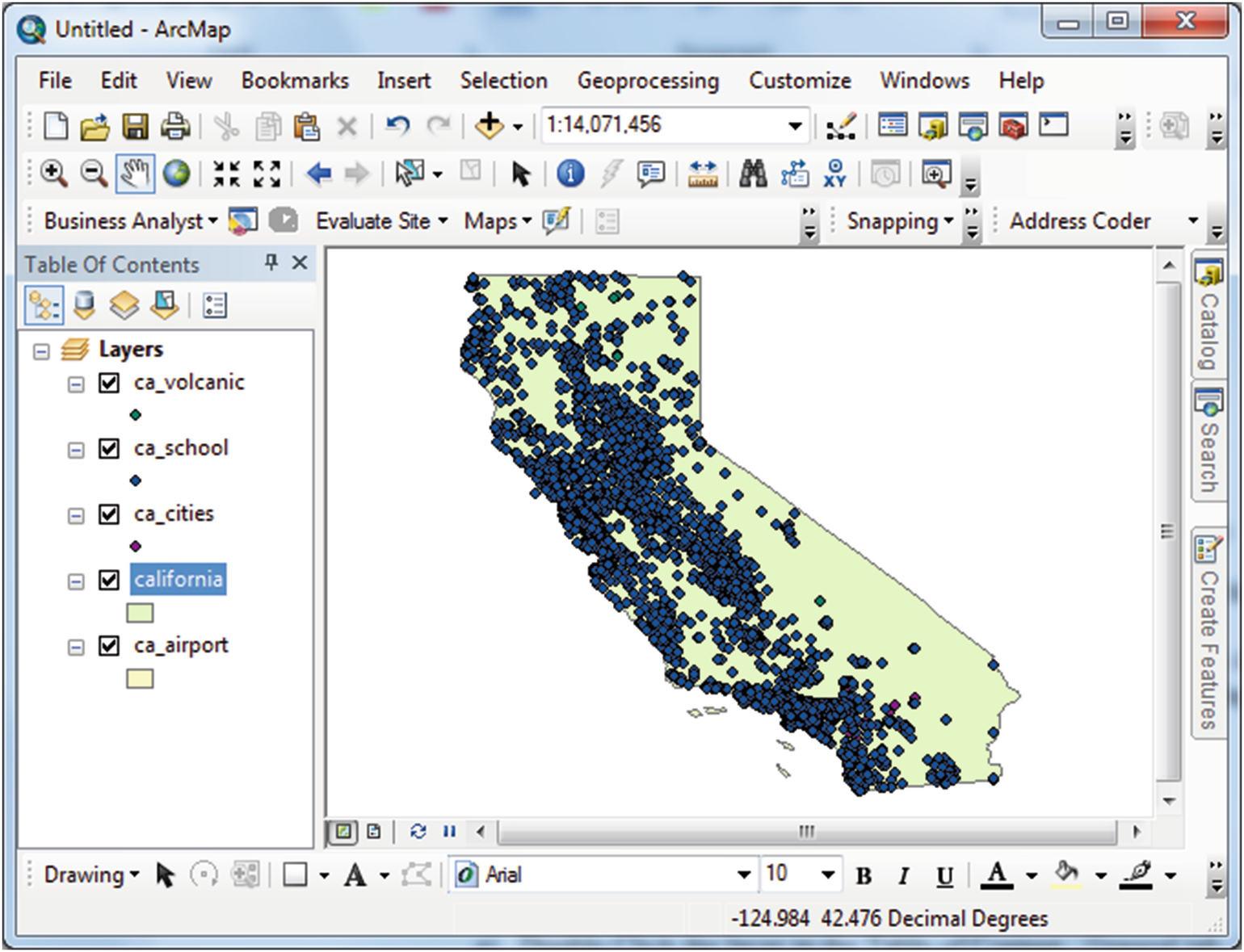 Карта arcmap фото - PwCalc.ru