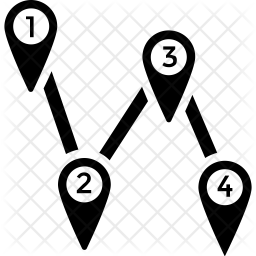 256x256 Point Area Icon Of Glyph Style