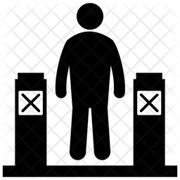 256x256 Restricted Area Icon Of Glyph Style