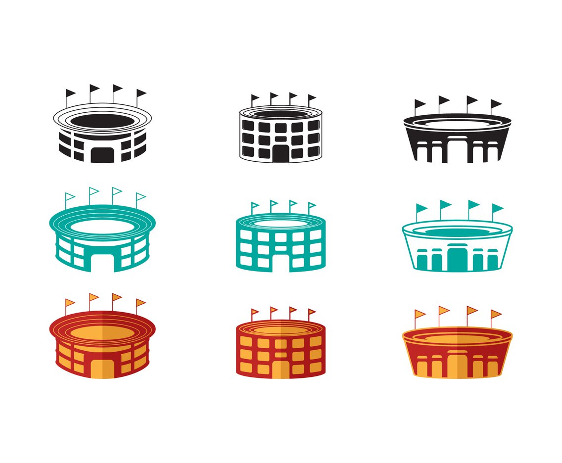 1136x936 Arena Icon Vector Vector Art Graphics
