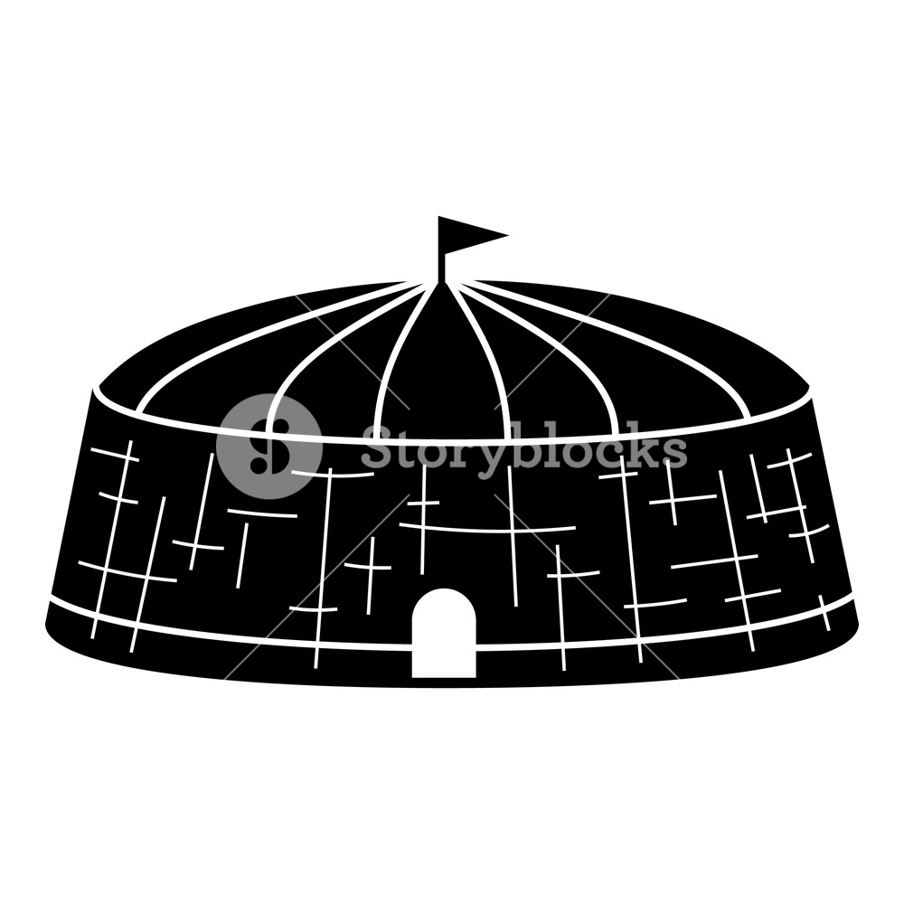 1000x1000 Circus Arena Icon Simple Illustration Of Circus Arena Vector Icon