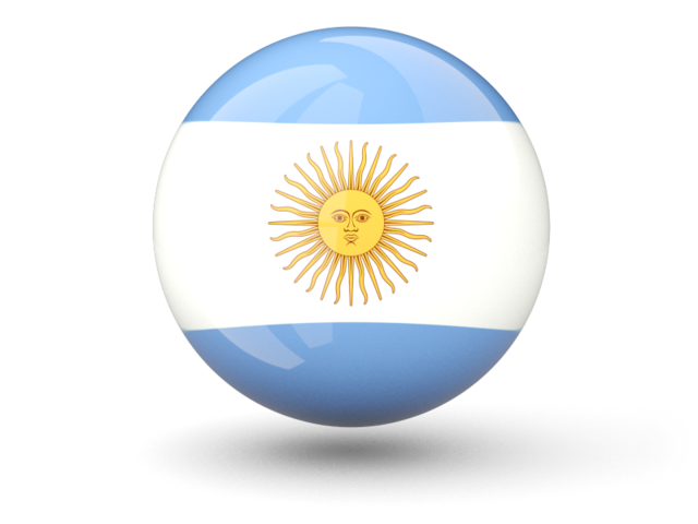 640x480 Sphere Icon Illustration Of Flag Of Argentina