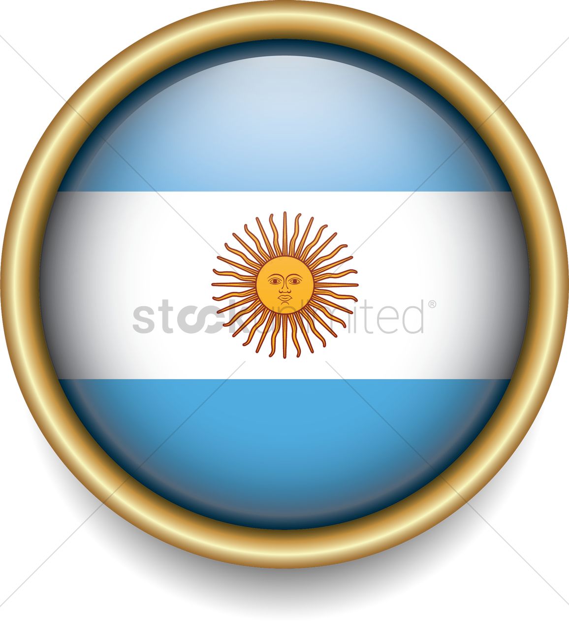 1156x1300 Argentina Flag Icon Vector Image
