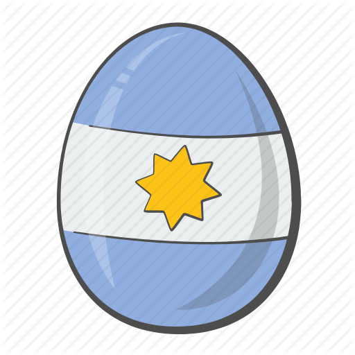 512x512 Argentina, Egg, Flag, Nation Icon