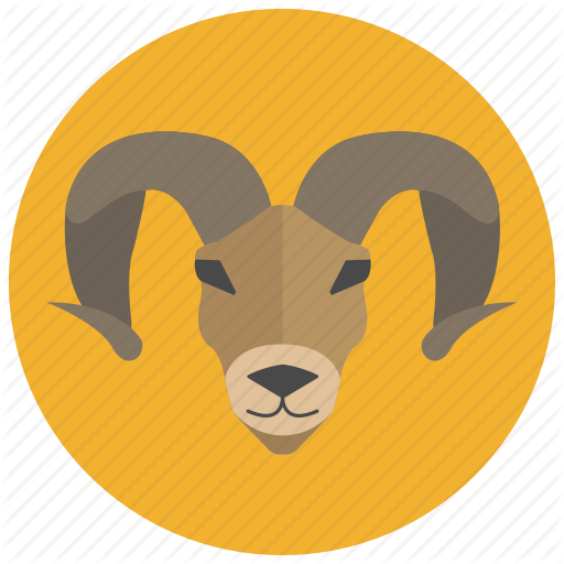 512x512 Animal, Aries, Horoscope, Ram, Sheep, Sign, Zodiacs Icon