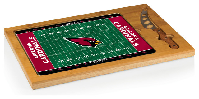 640x320 Arizona Cardinals Icon Cutting Board And Tray And Knife Set