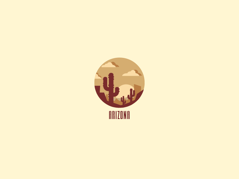 800x600 Arizona' Badge Logo Icon