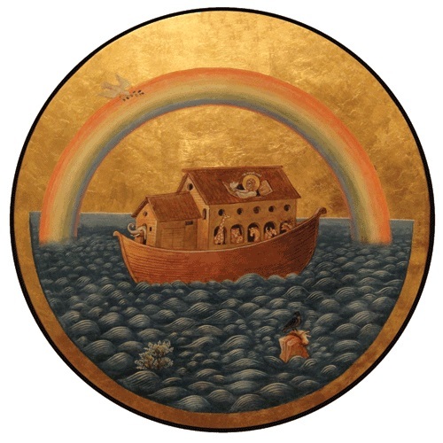 500x500 Noah's Ark, Round Icon