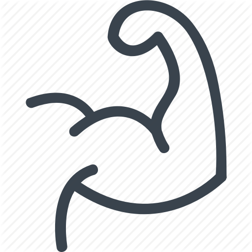 512x512 Bic Fitness, Muscle Arm, Muscular Arm, Strong Arm Icon Icon