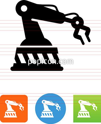 400x492 Robotic Arm Icon