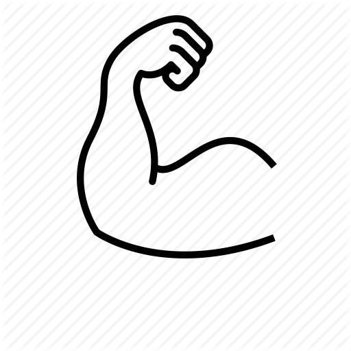 512x512 Arm, Bic Muscle, Strong Icon