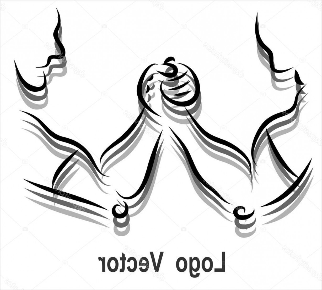 1228x1107 Stock Illustration Arm Wrestling Logo Icon Studiogrfx