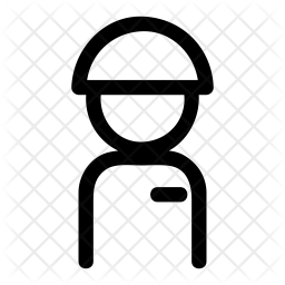 256x256 Army Icon Of Line Style