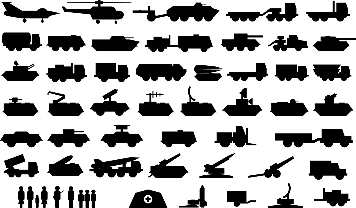 Army vehicle icon at vectorified collection of army vehicle icon