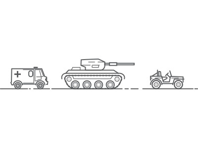 400x300 Army Vehicles Icons