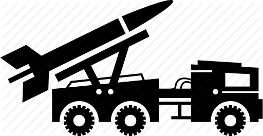 512x265 Bomb, Missile, Rocket, Truck, Weapon Icon