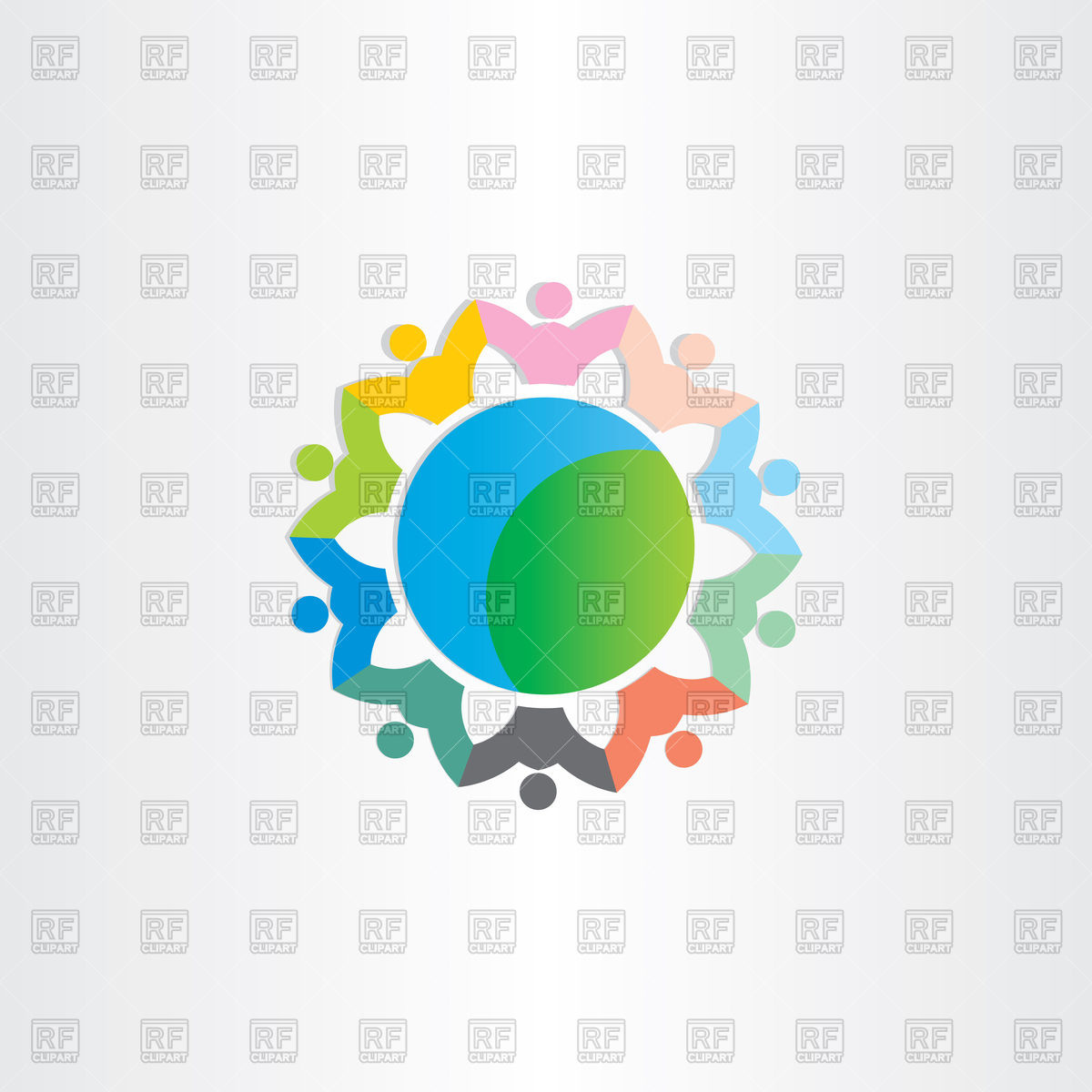 1200x1200 People Around World Icon Vector Image Of Icons And Emblems