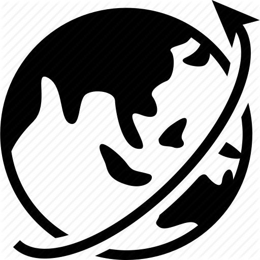 512x512 Around, Arrow, Global, Globe, Logistic, Shipping, World Icon