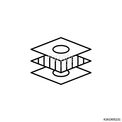 500x500 Arrange, Design Icon Simple Outline Vector Of Web Design