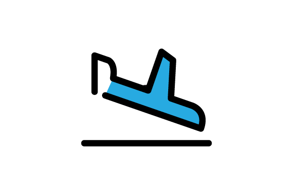 580x386 Arrival Filled Vector Icon Graphic