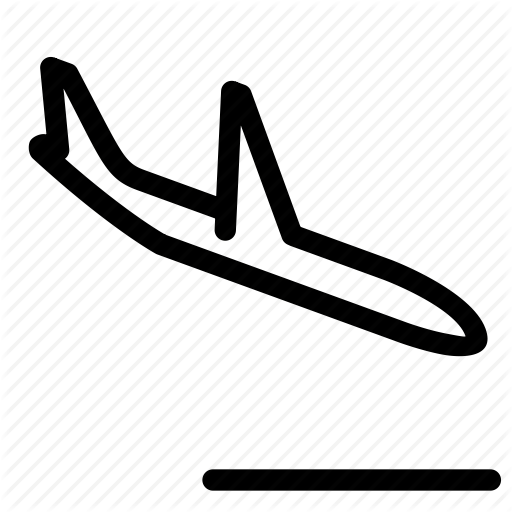 512x512 Airplane, Airport, Arrival, Flight, Holiday, Transport, Travel Icon