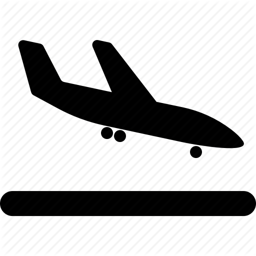 512x512 Airplane, Arrival, Flight, Landing Icon