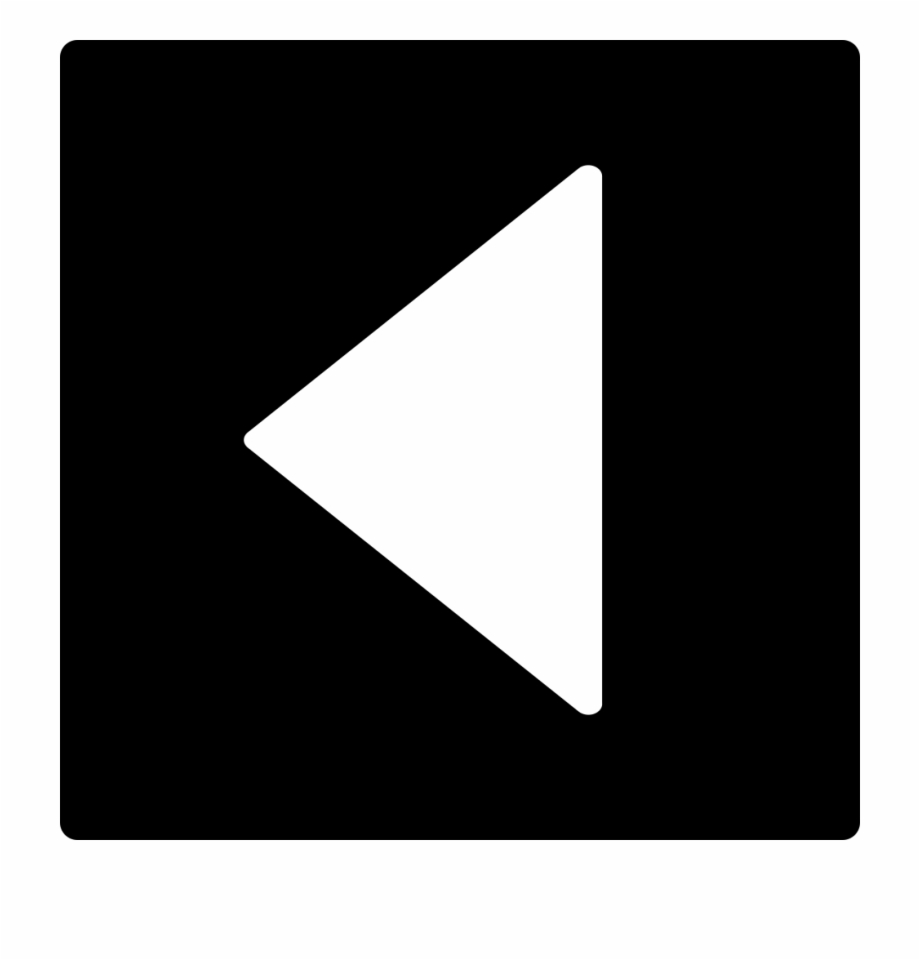 920x960 Back Triangular Left Arrow In Square Filled Button