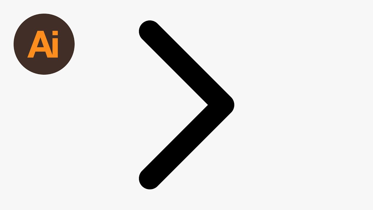 1280x720 Learn How To Draw An Arrow Icon In Adobe Illustrator Dansky