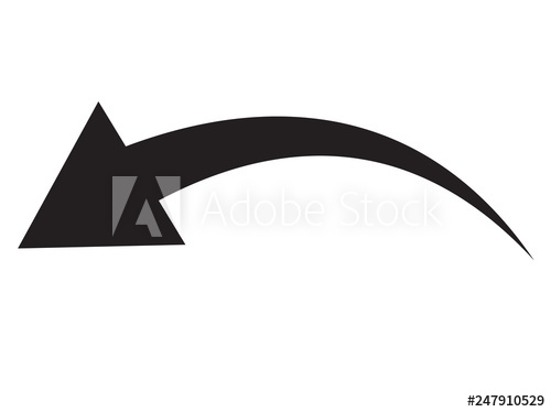500x374 Black Arrow Icon On White Background Flat Style Arrow Icon