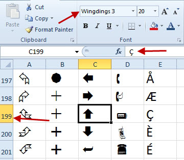 Excel Display Updown Arrows 360x314 Excel Display Updown Arrows