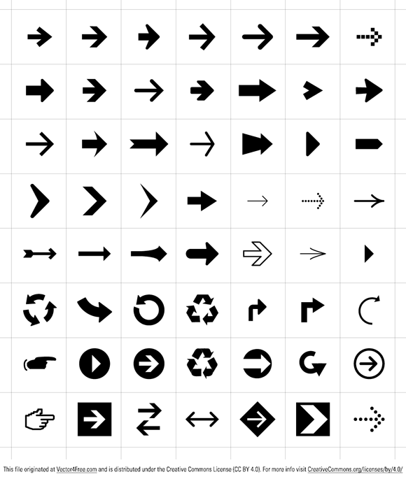 copy and paste arrow icon