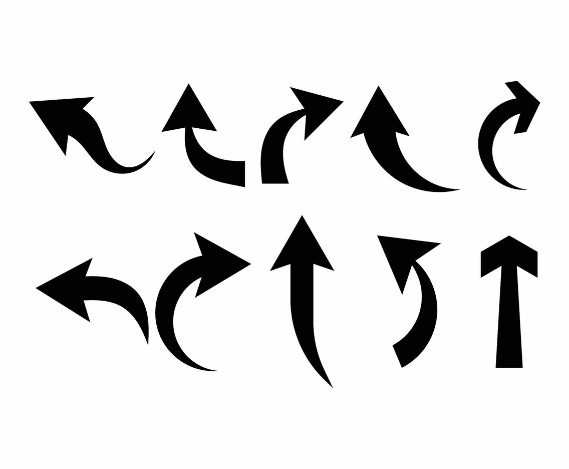 1136x936 Free Arrow Icon Set Vector Art Graphics