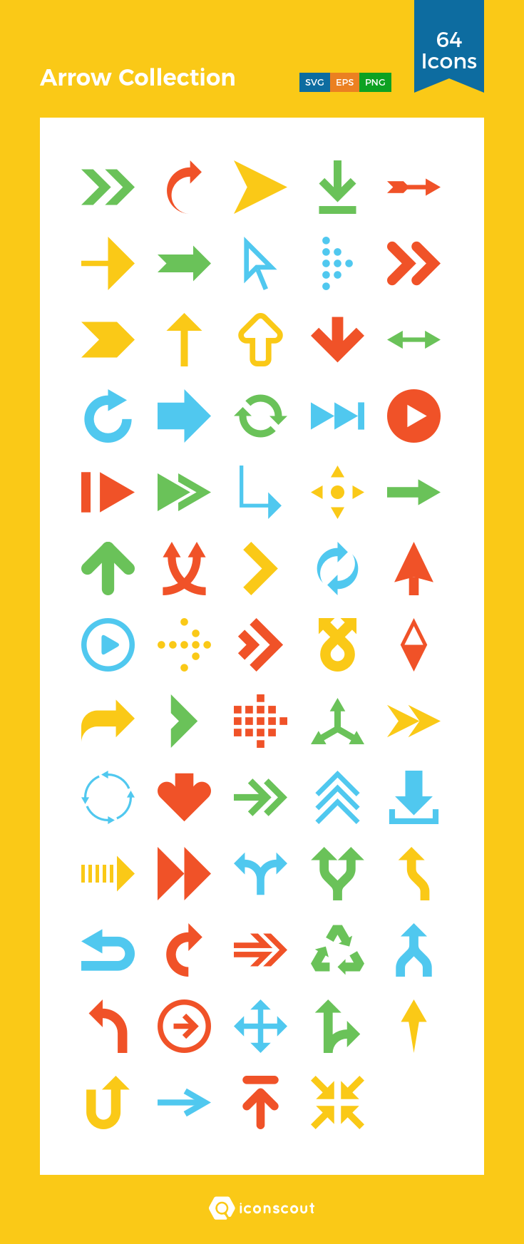 Arrow Collection Icon Pack 735x1745 Arrow Collection Icon Pack