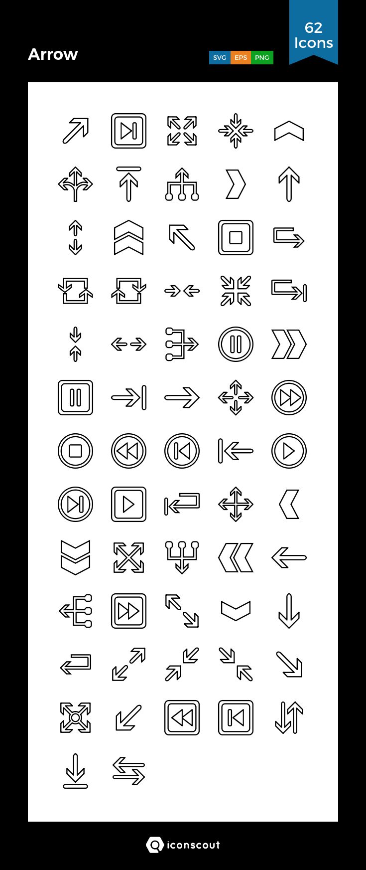 Arrow Icon Pack 735x1745 Arrow Icon Pack