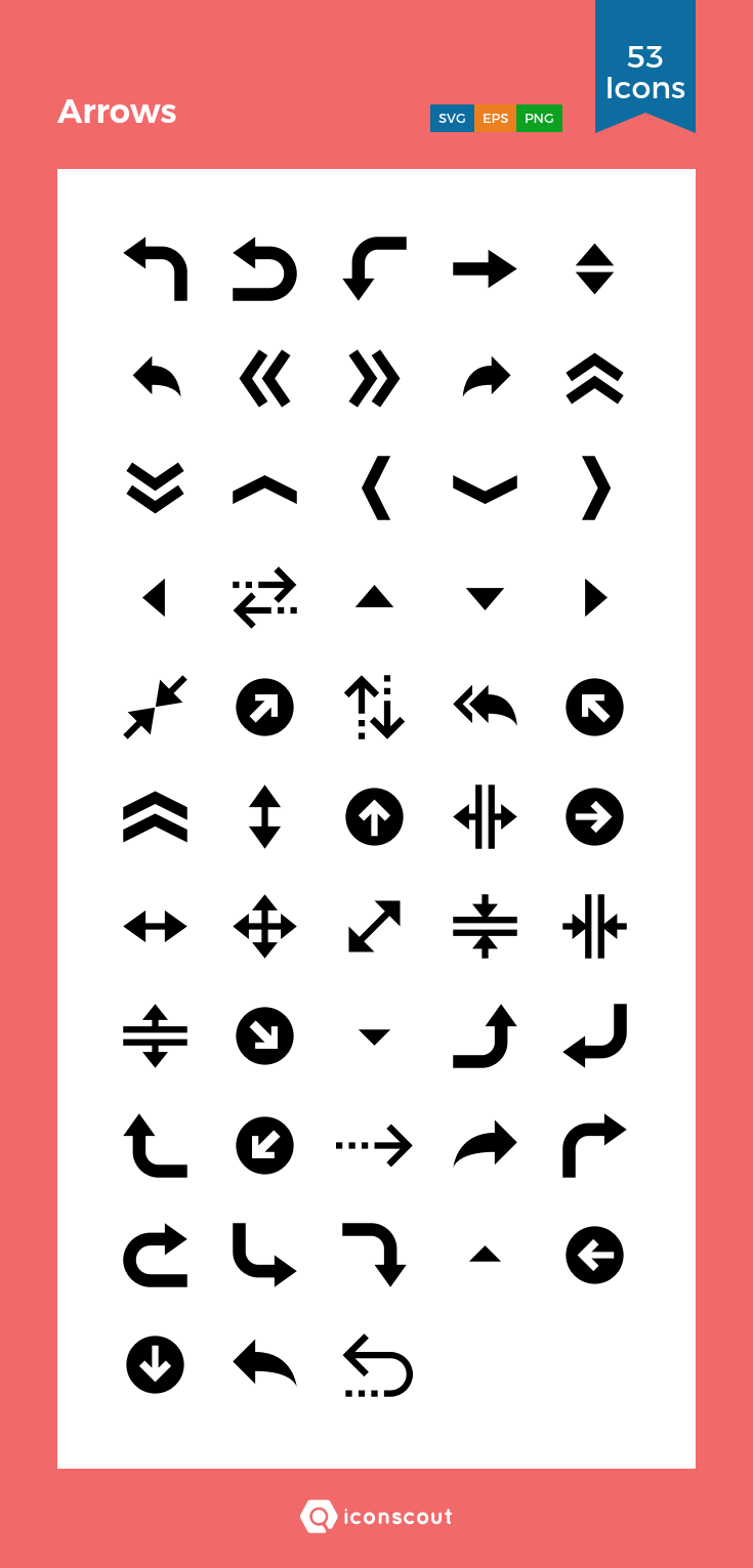 Arrows Icon Pack 735x1531 Arrows Icon Pack