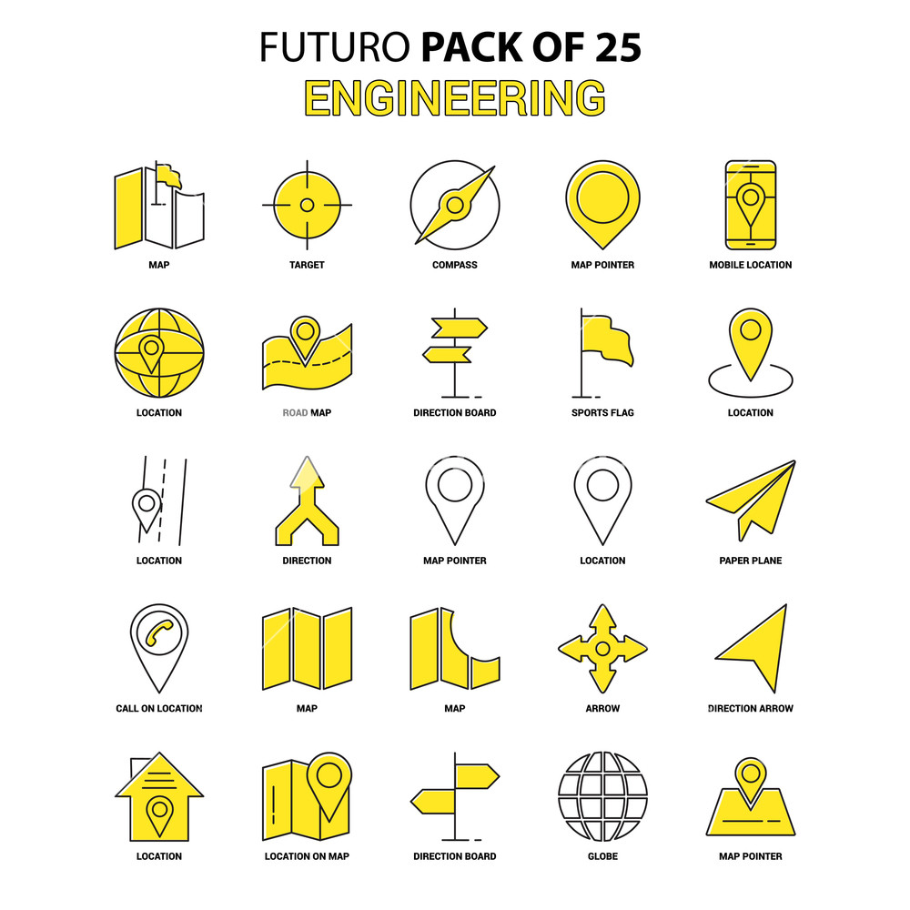Engineering Icon Set Yellow Futuro Latest Design Icon Pack 1000x1000 Engineering Icon Set Yellow Futuro Latest Design Icon Pack