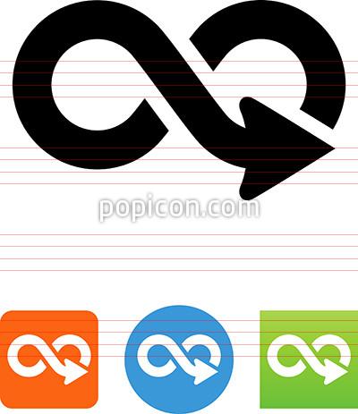 Infinity Arrow Icon 400x463 Infinity Arrow Icon