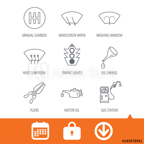 Motor Oil Change, Traffic Lights And Pliers Icons Gas Station 500x500 Motor Oil Change, Traffic Lights And Pliers Icons Gas Station