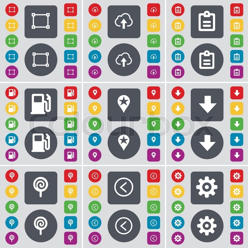 Frame, Cloud, Survey, Gas Station, Stock Vector Colourbox 800x800 Frame, Cloud, Survey, Gas Station, Stock Vector Colourbox