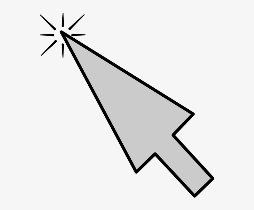 820x680 Computer Mouse Click Pointer Cursor Arrow Flat Icon