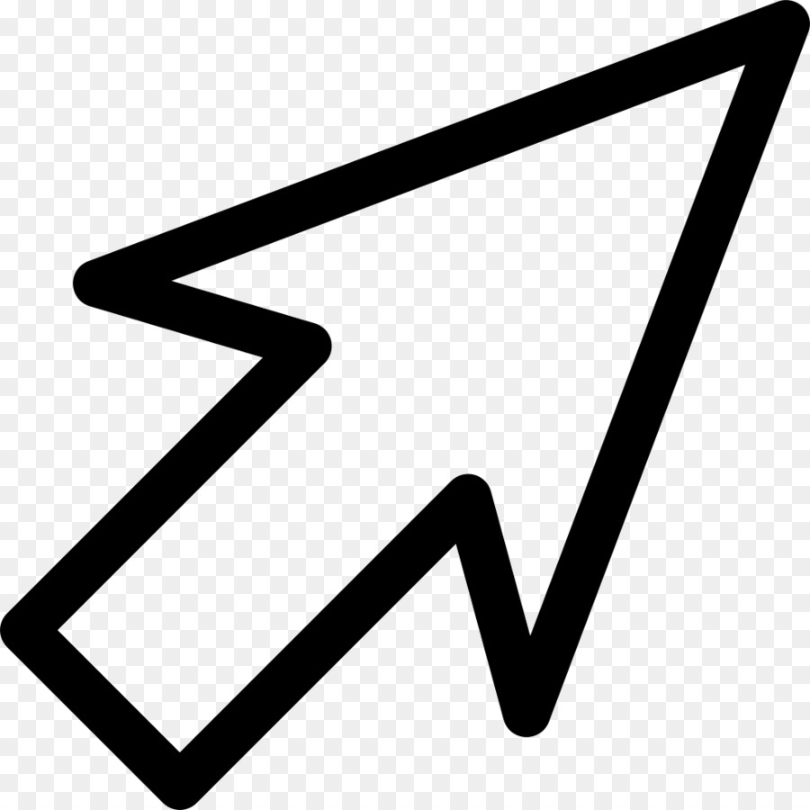 900x900 Computer Mouse Pointer Cursor Arrow