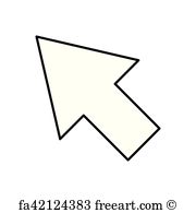 180x195 Free Art Print Of Cursor Arrow Pointer Unpixellated Computer
