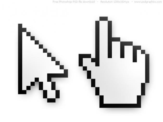 626x470 Mouse Cursor And Hand Pointer Icons Free Download
