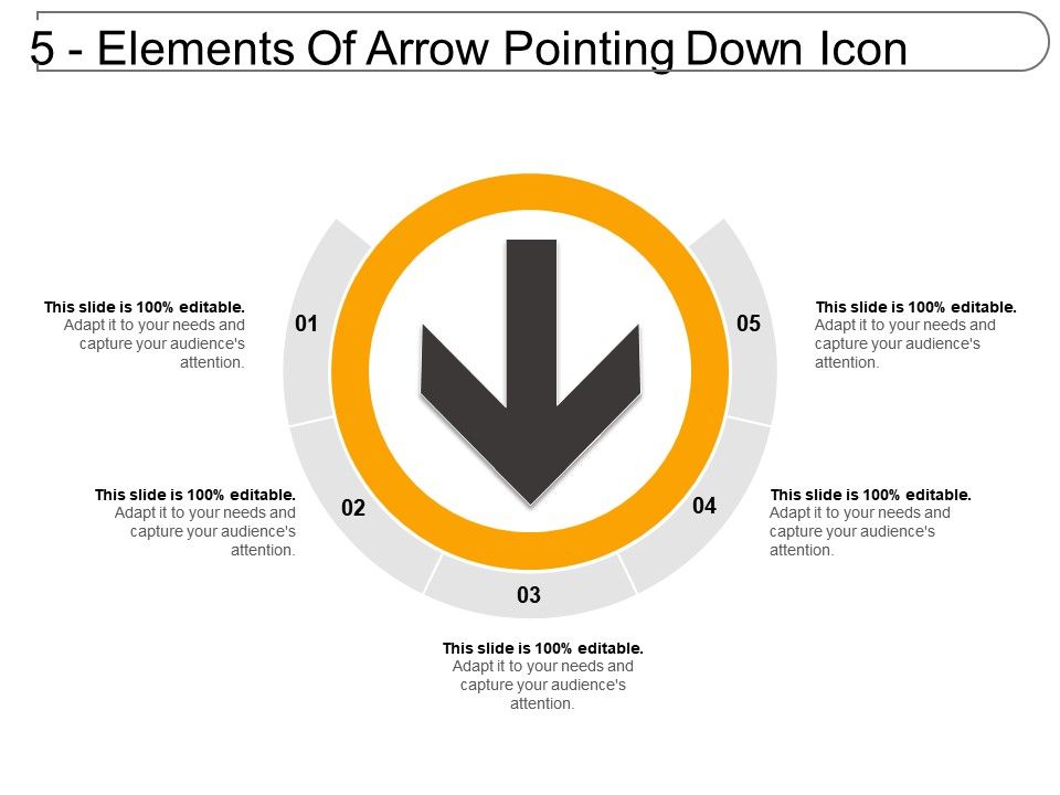 Arrow Pointing Down Icon