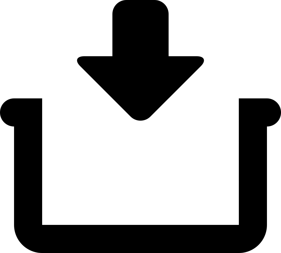 980x882 Arrow Pointing Down A Container Png Icon Free Download